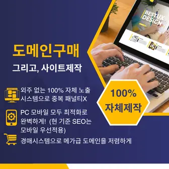 도메인구매 및 사이트제작